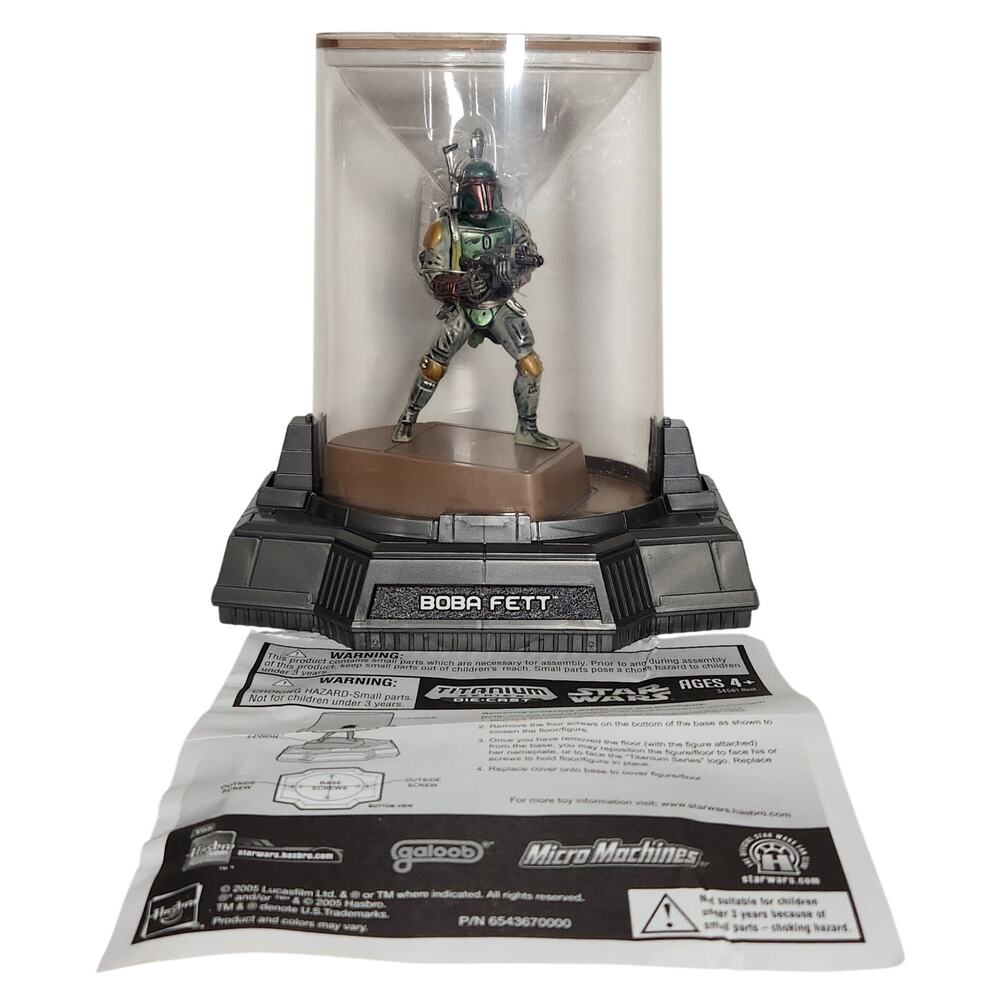 Star Wars Boba Fett Titanium Series Die-Cast With Instructions 2005 New Other